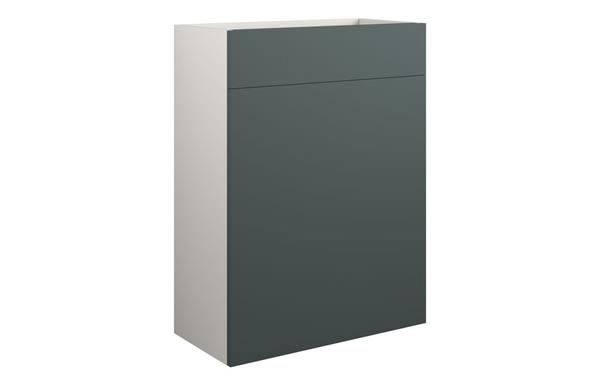 Eden 600mm Standard WC Unit - Matt Green (Grey Cab)